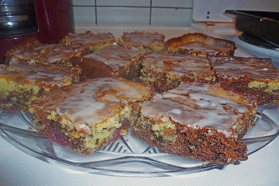 Schoko - Kirsch - Blechkuchen