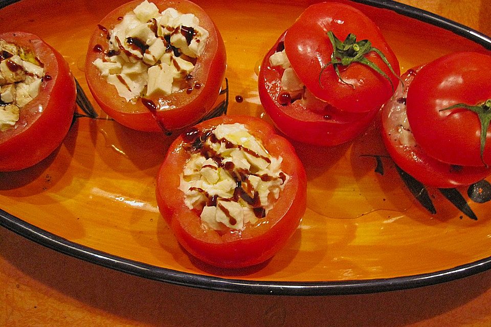 Tomaten mit Mozzarella