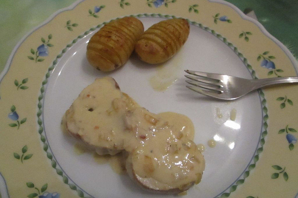 Schweinefilet mit Senf-Sahnesauce