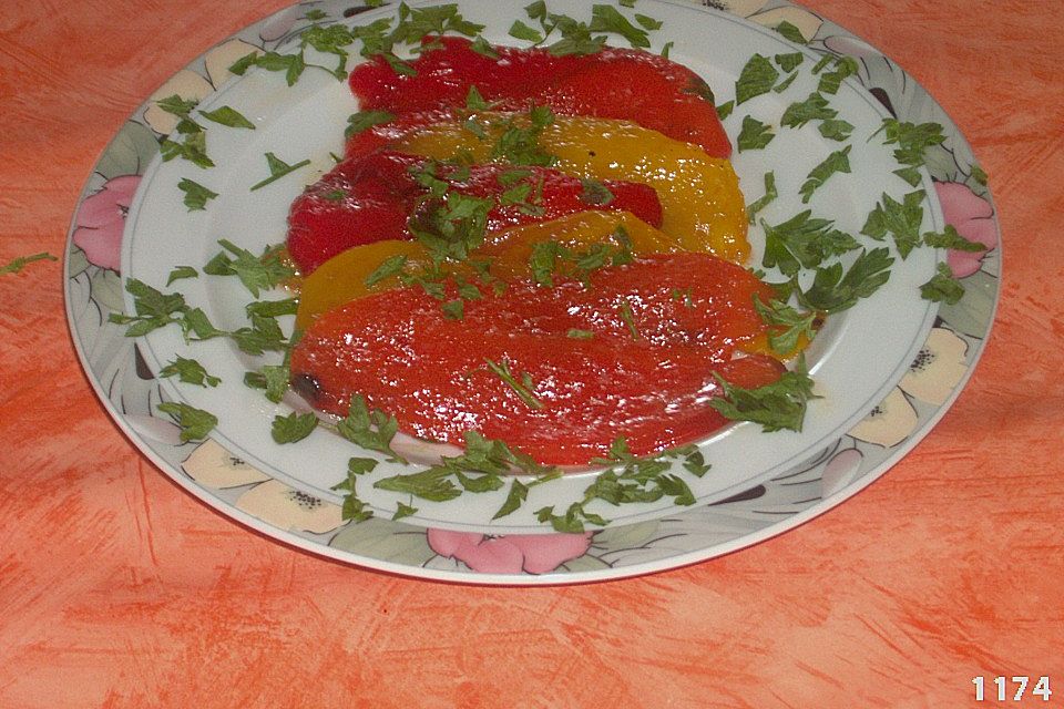 Marinierte Paprika