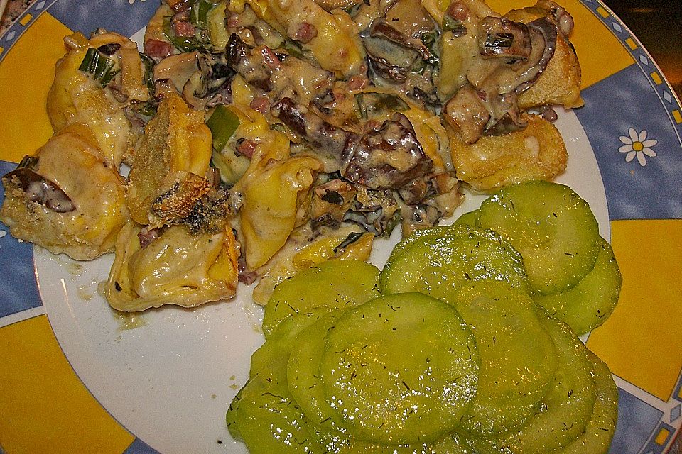 Tortellini - Pilz - Auflauf