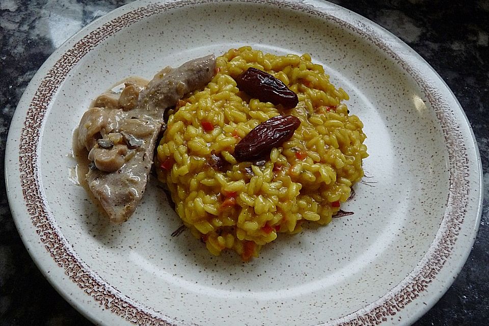 Dattel - Safran - Risotto