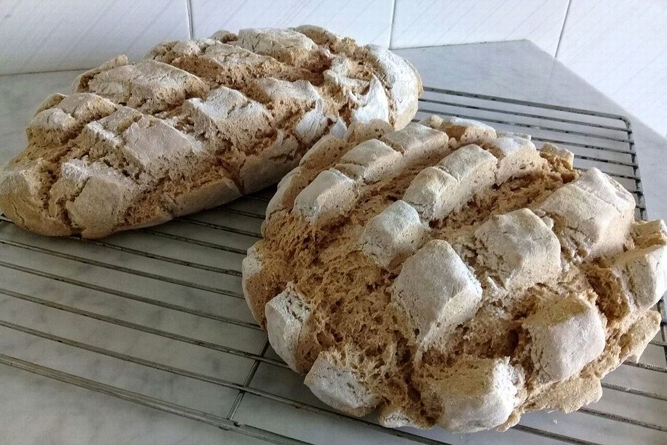 Weizenvollkornbrot mit Hefe