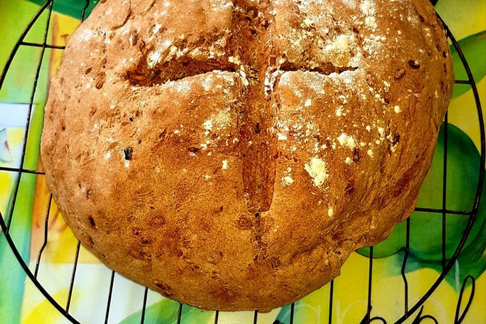 Weizenvollkornbrot mit Hefe