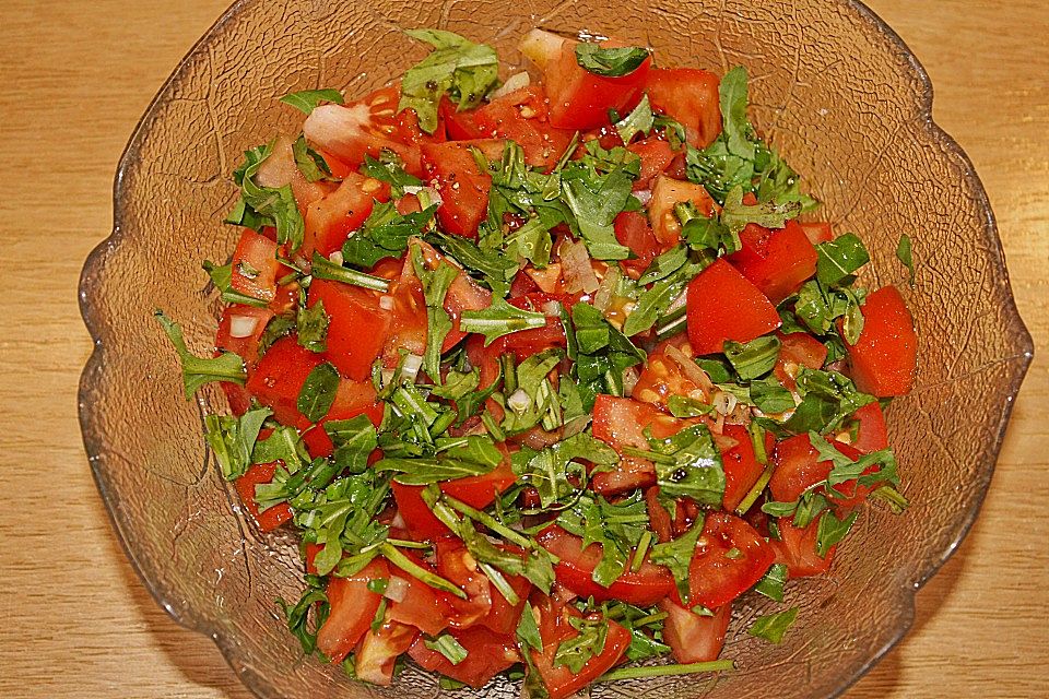 Tomaten - Rucola - Salat