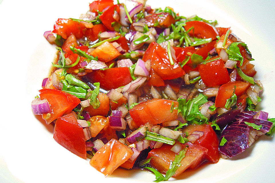 Tomaten - Rucola - Salat