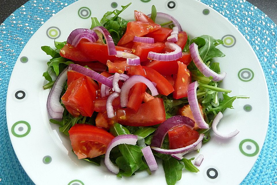 Tomaten - Rucola - Salat