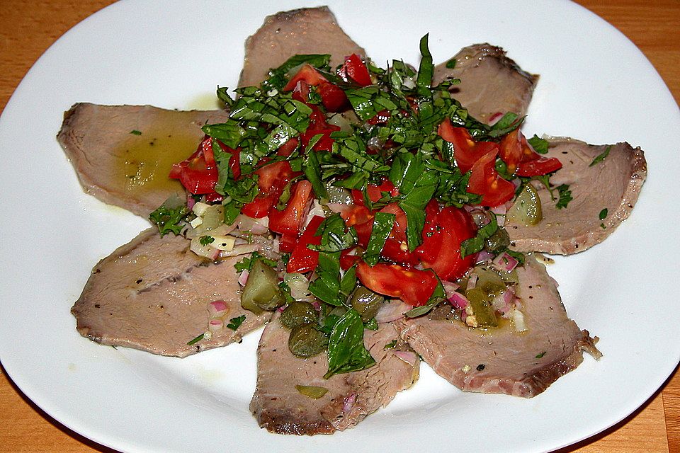 Rindfleischsalat mediterrane Art