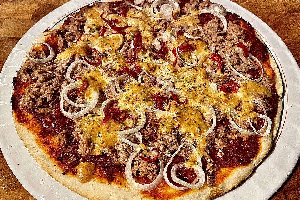 Thunfischpizza