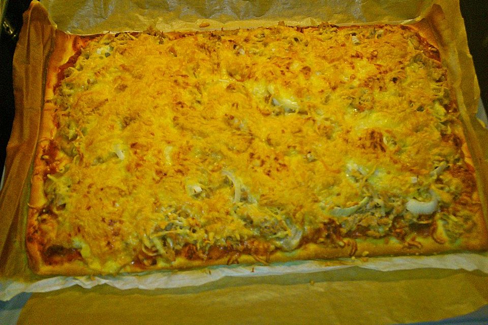 Thunfischpizza