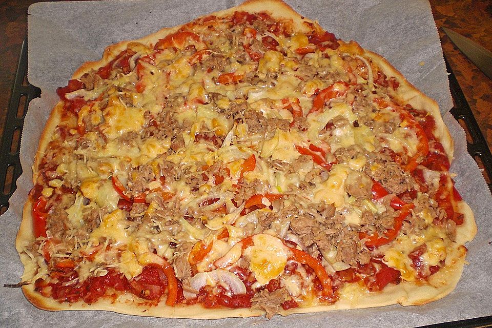 Thunfischpizza