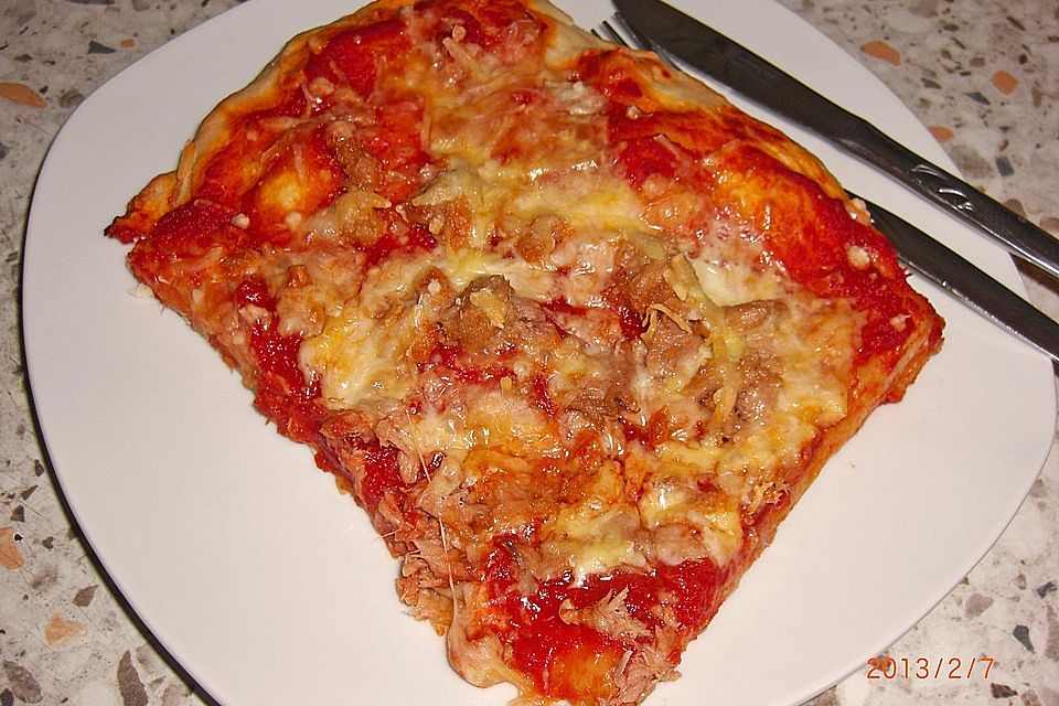 Thunfischpizza