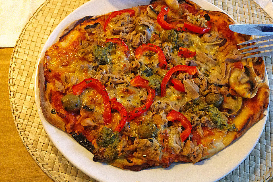 Thunfischpizza