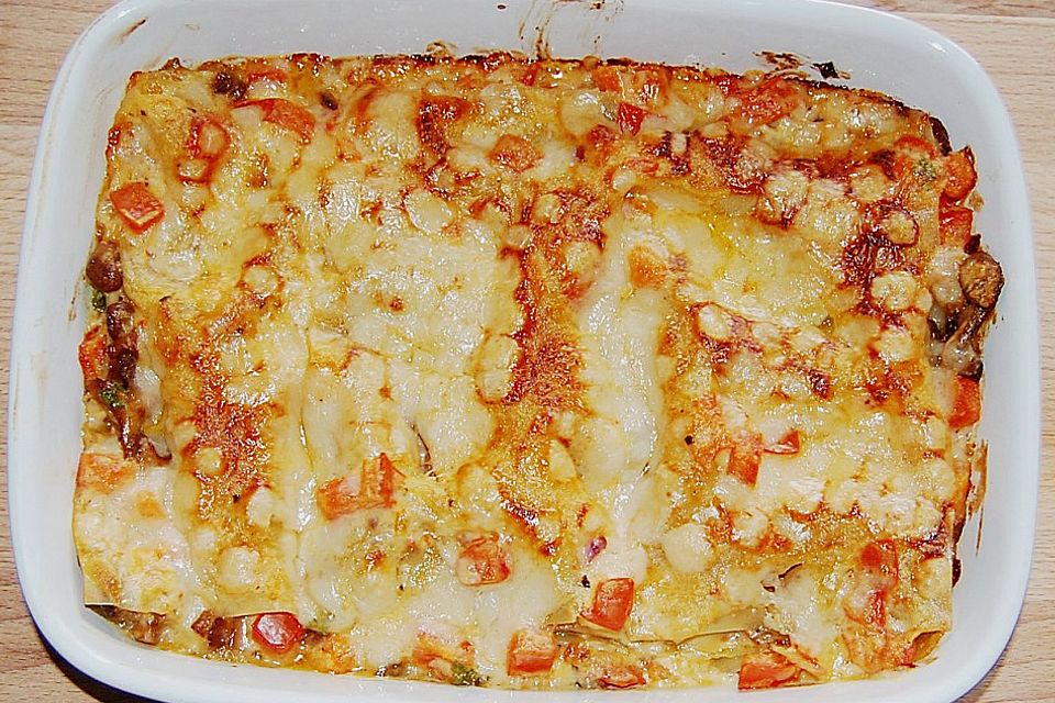 Pilzlasagne