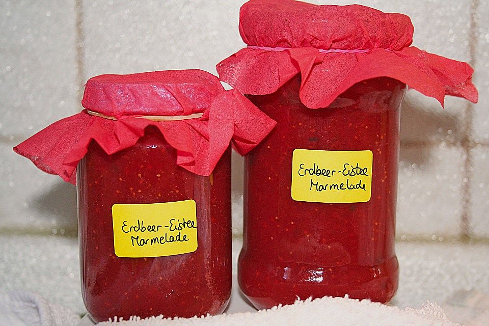 Erdbeer-Eistee Marmelade