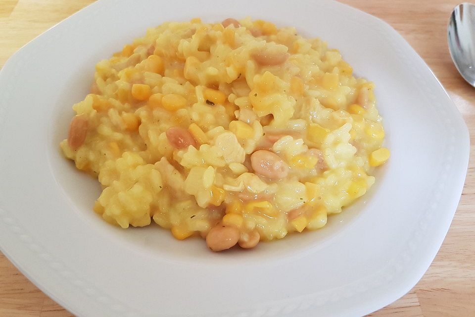 Gelbes Risotto