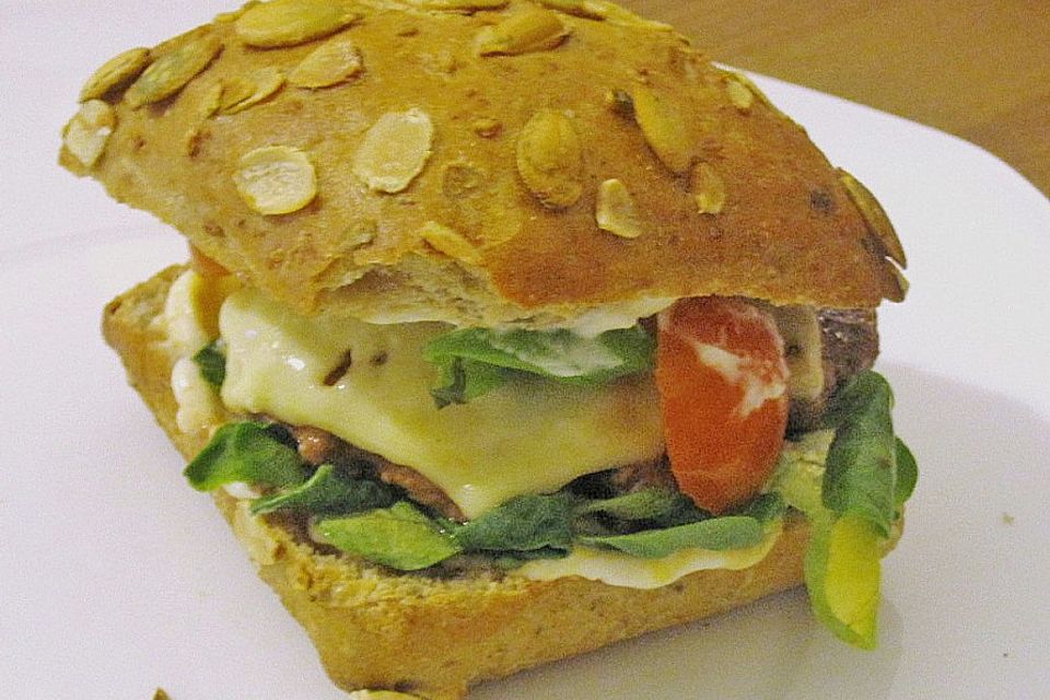 Easy Healthy Cheeseburger