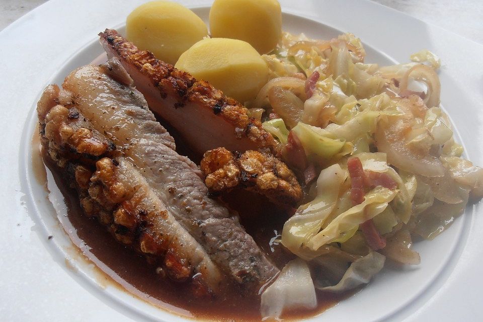 Krustenbraten vom Schwein