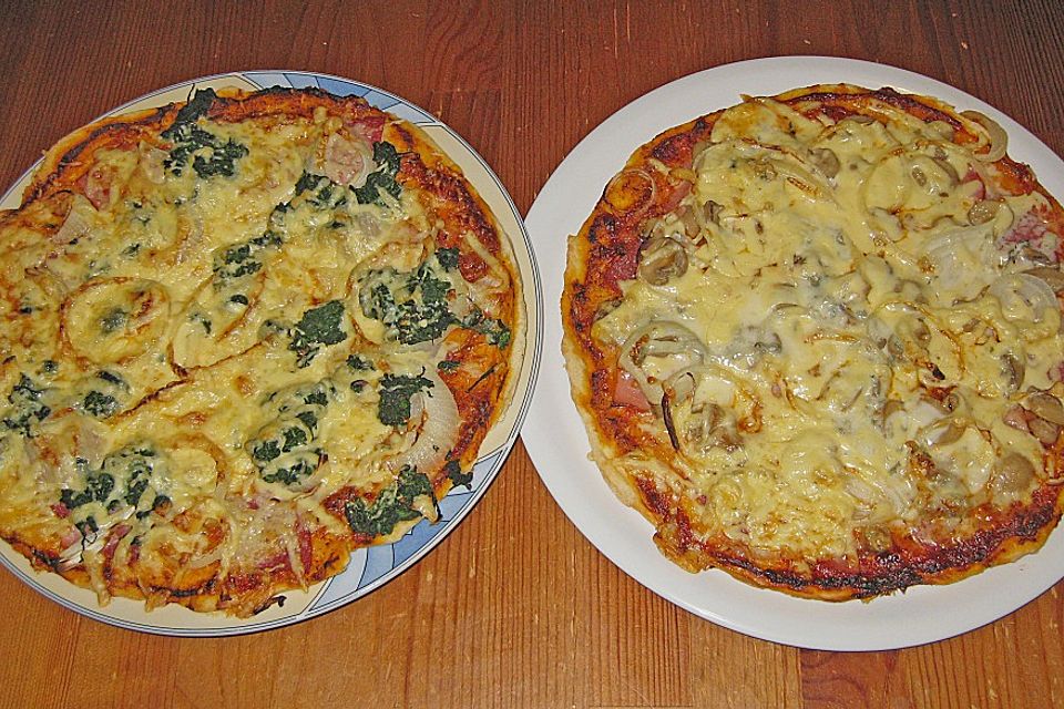 Pizzaboden - dünn und knusprig