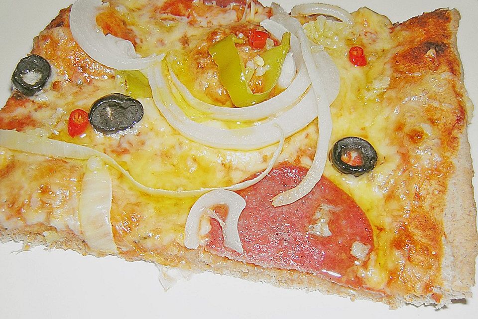 Pizzaboden - dünn und knusprig