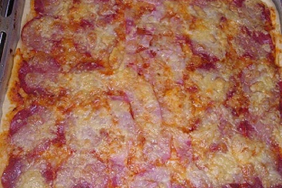 Pizzaboden - dünn und knusprig