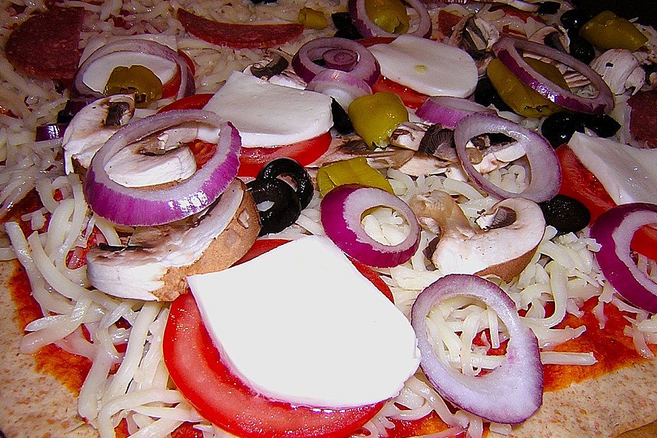 Pizzaboden - dünn und knusprig