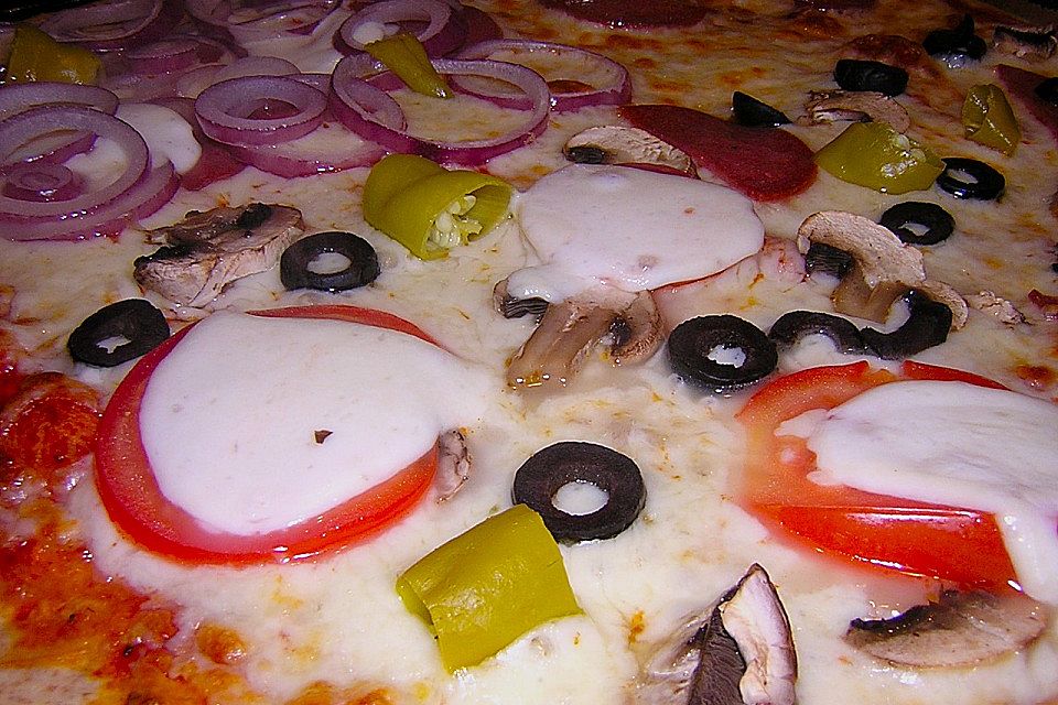 Pizzaboden - dünn und knusprig