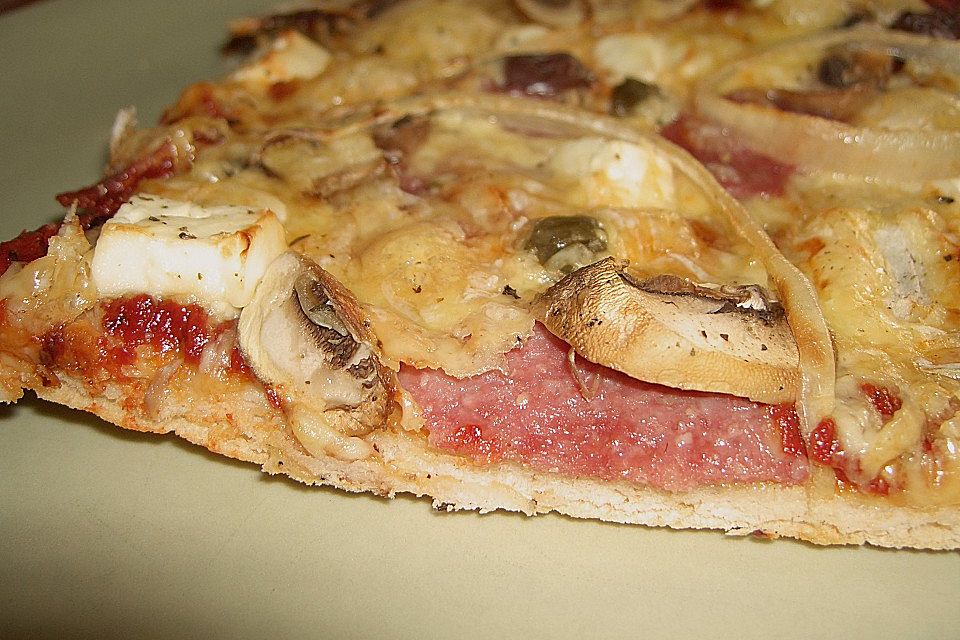 Pizzaboden - dünn und knusprig