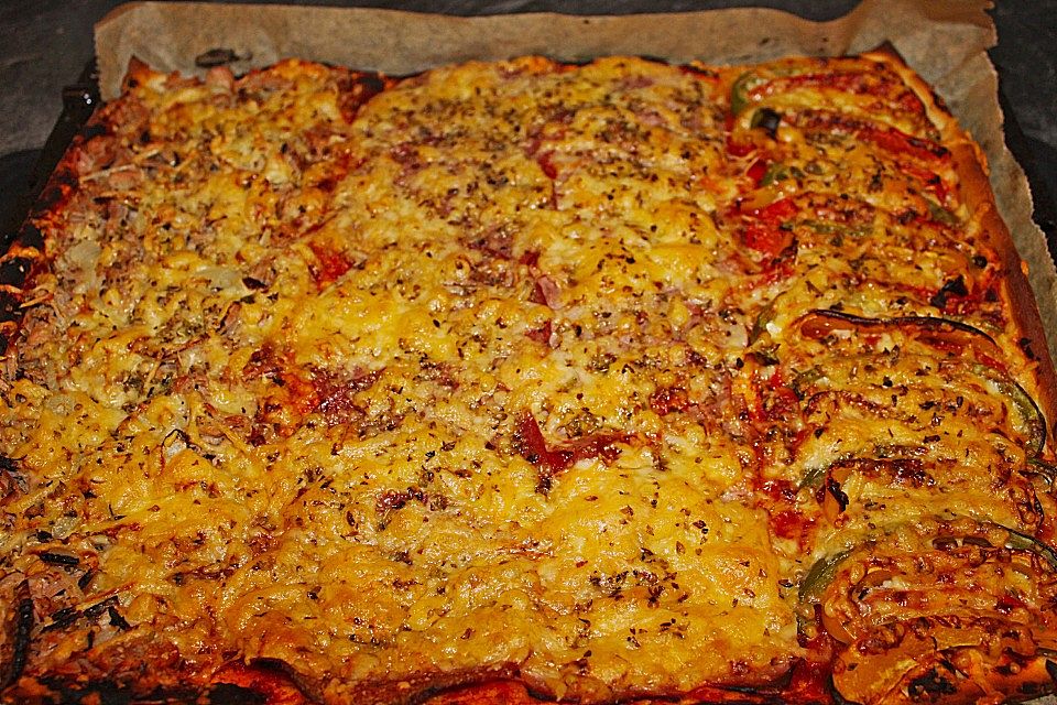 Pizzaboden - dünn und knusprig