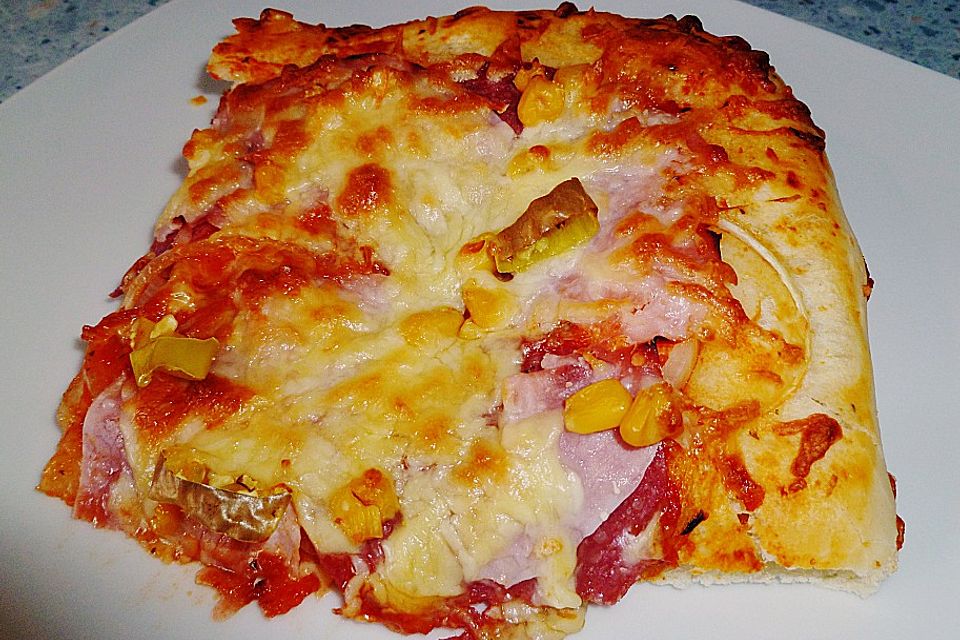 Pizzaboden - dünn und knusprig