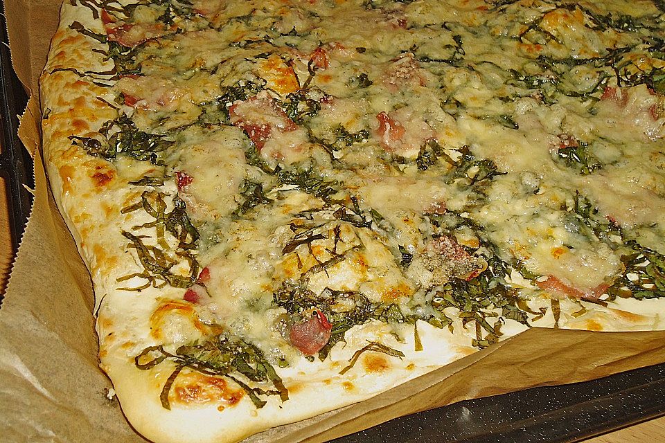 Pizzaboden - dünn und knusprig