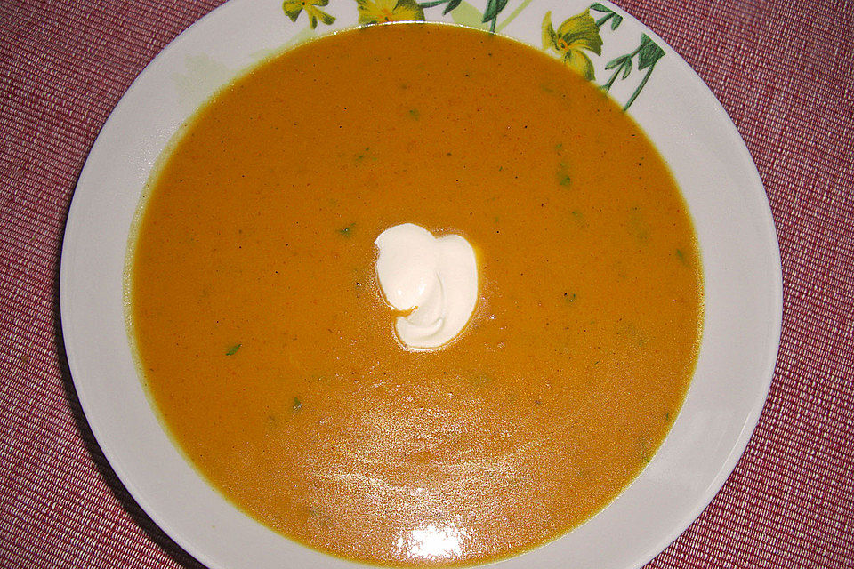 Karotten - Süßkartoffelsuppe