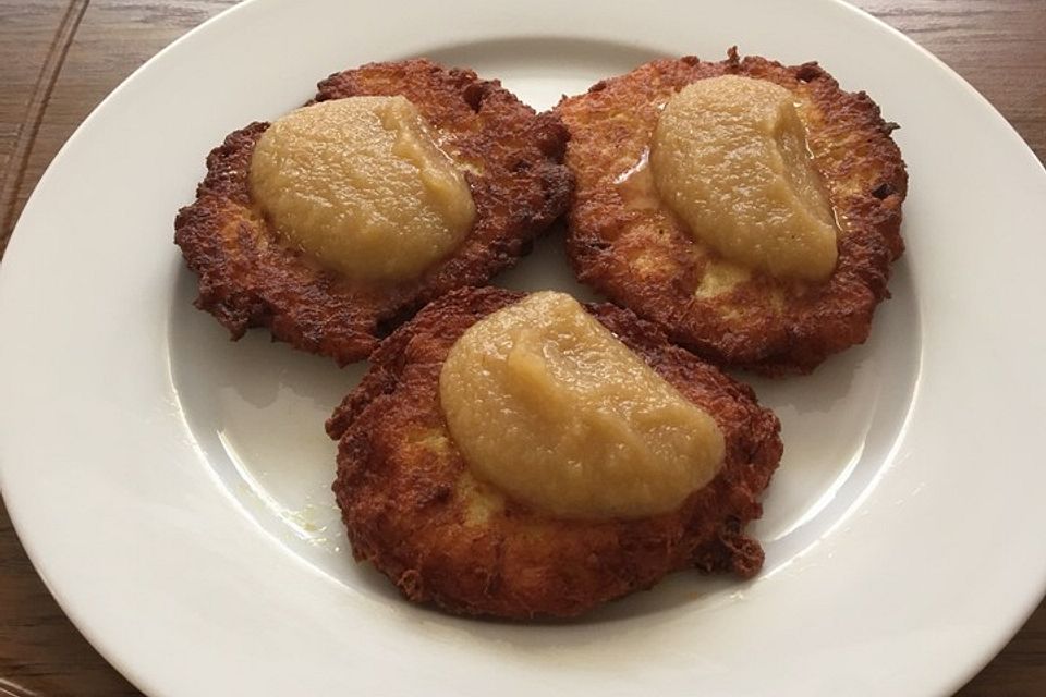 Kartoffelpuffer aus Kartoffelbrei