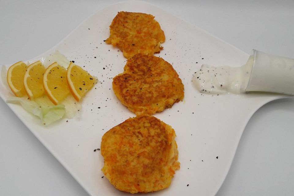 Kartoffelpuffer aus Kartoffelbrei