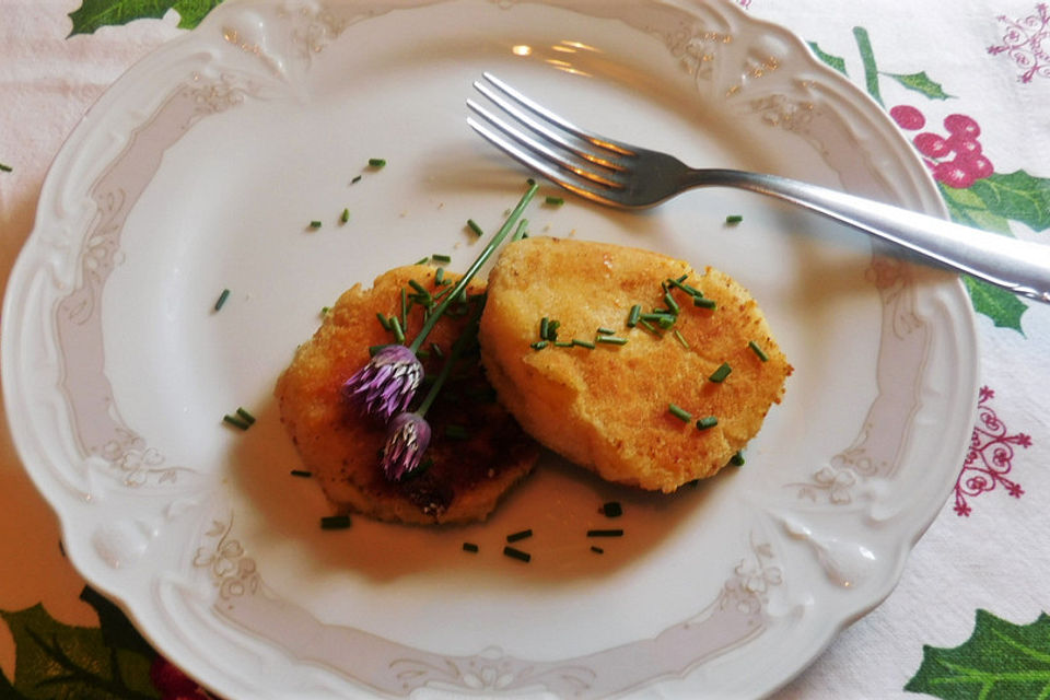 Kartoffelpuffer aus Kartoffelbrei