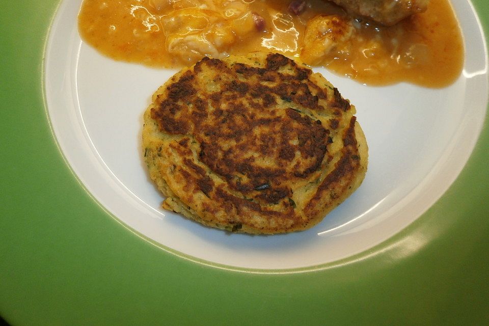 Kartoffelpuffer aus Kartoffelbrei