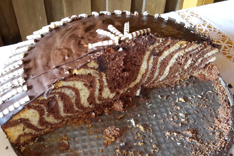 Zebra - Kuchen