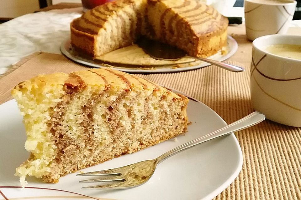 Zebra - Kuchen