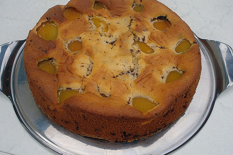 Ameisen-Marillenkuchen mit Puddingfüllung