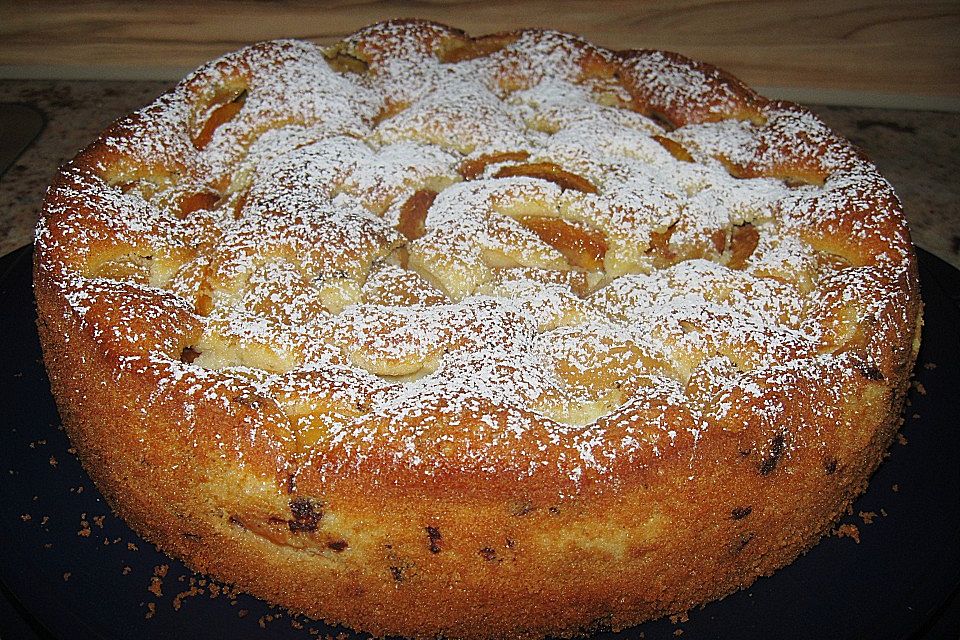 Ameisen-Marillenkuchen mit Puddingfüllung