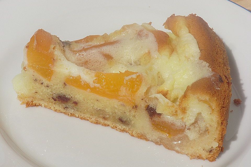 Ameisen-Marillenkuchen mit Puddingfüllung