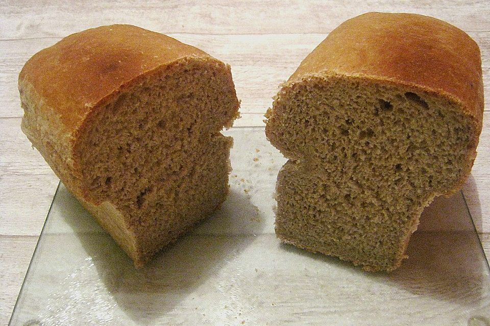 Weizenmischbrot mit Trockenhefe