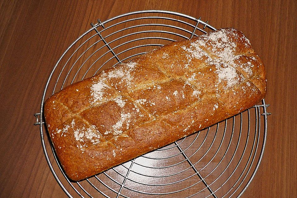 Weizenmischbrot mit Trockenhefe