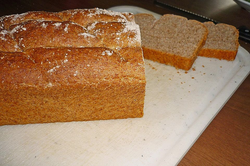 Weizenmischbrot mit Trockenhefe