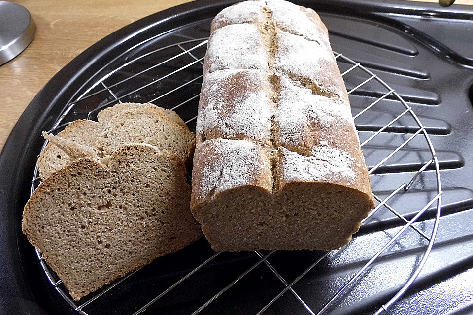 Weizenmischbrot mit Trockenhefe