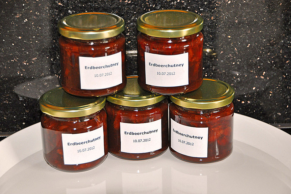 Erdbeerchutney