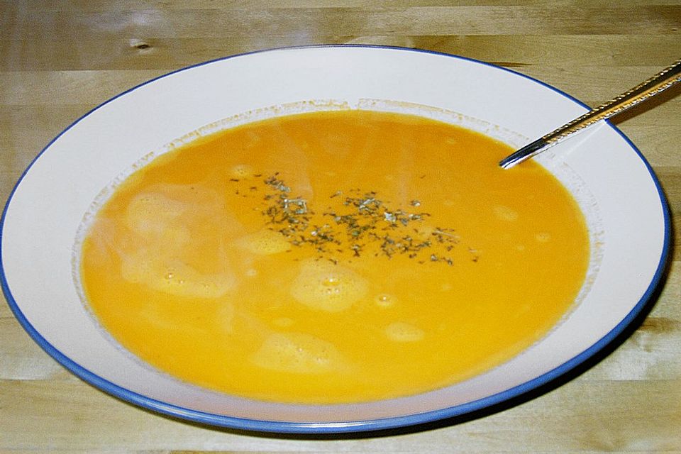 Paprikacremesuppe mit Mascarpone