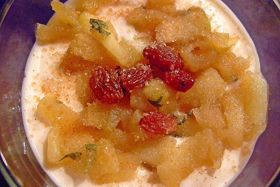 Ricotta-Apfel-Schichtdessert