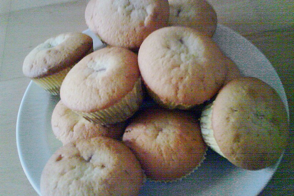 Doppeldecker Kirschmuffins