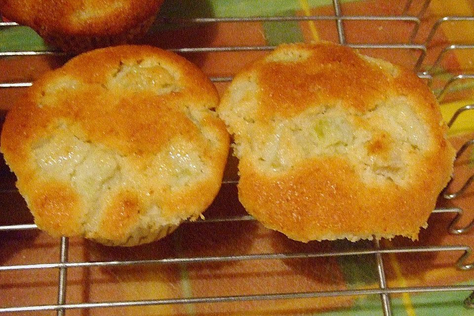 Rhabarber-Marzipan-Muffins